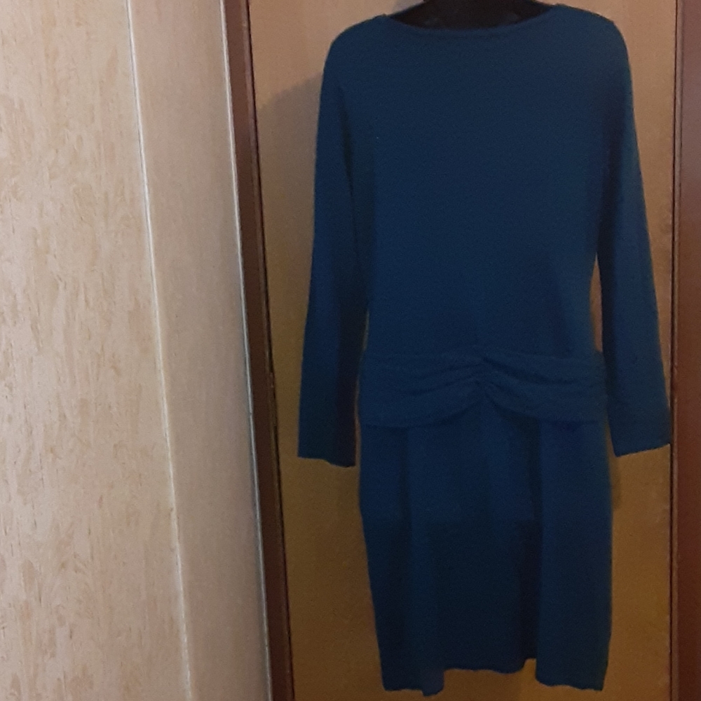 A.N.A Sweater Dress with attached waist belt - Picture 3 of 3